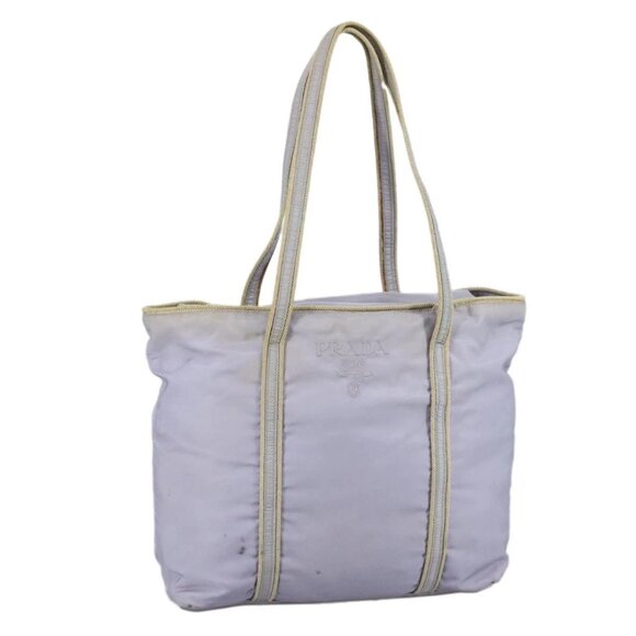 PRADA Tote Bag Nylon Purple Auth 109266 - Picture 1 of 16
